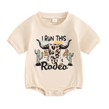I Run this Rodeo Romper - PREORDER