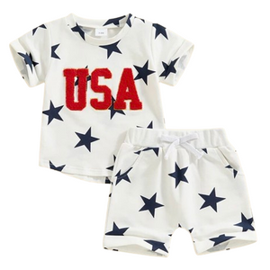 Starry USA Patch Outfits (2 Colors) - PREORDER
