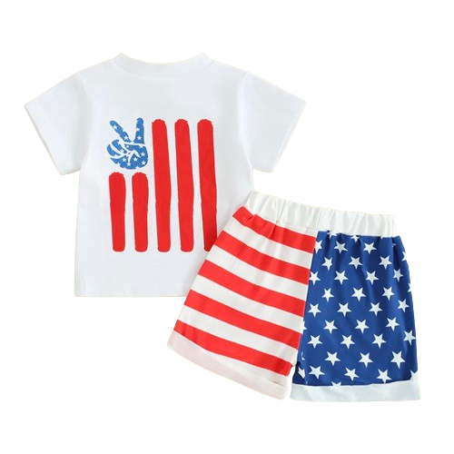 Peace America Stars & Stripes Outfit - PREORDER