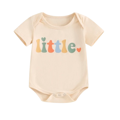 Big, Middle & Lil Matching T-Shirts & Romper (3 Styles) - PREORDER