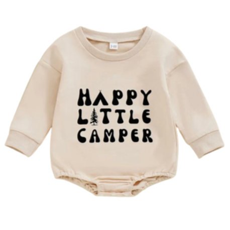 Happy Little Camper Romper - PREORDER