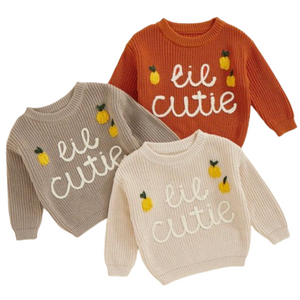 Lil Cutie Lemons Knit Sweaters (3 Colors) - PREORDER