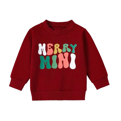 Merry Mama & Mini Matching Pullovers - PREORDER