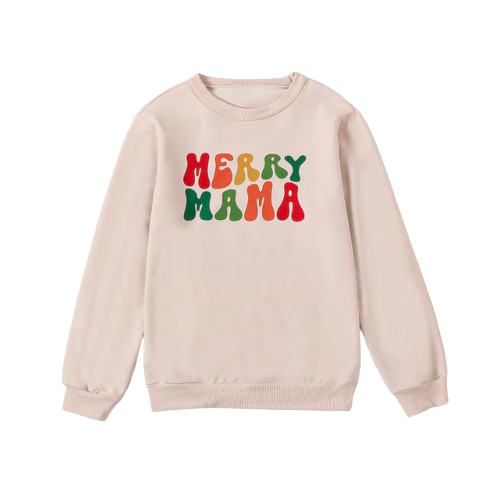 Merry Mama & Mini Matching Pullovers - PREORDER