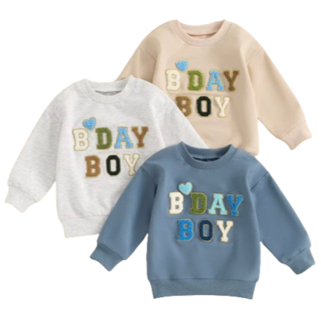 BDAY BOY Pullovers (3 Colors) - PREORDER