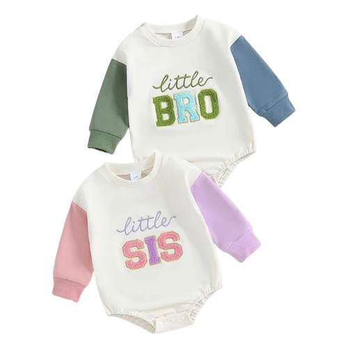 Big/Lil Sister & Brother Pullovers & Rompers - PREORDER