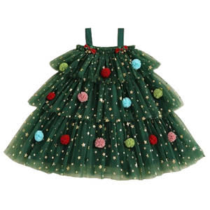 Christmas Tree Matching Tutu Dresses (2 Styles) - PREORDER