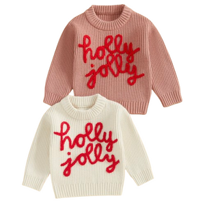 Holly Jolly Knit Sweaters (2 Colors) - PREORDER