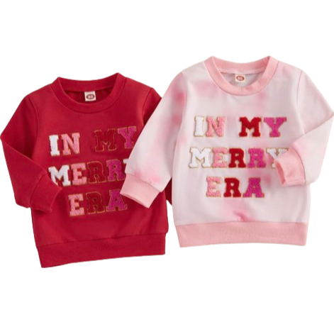 In My Merry Era Pullovers (2 Colors) - PREORDER