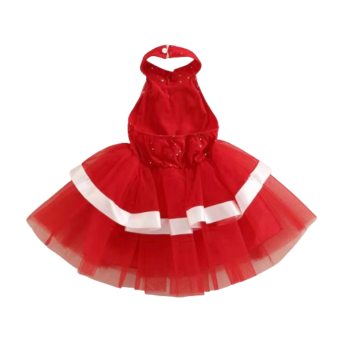 Santa Sparkle Halter Tutu Dress - PREORDER