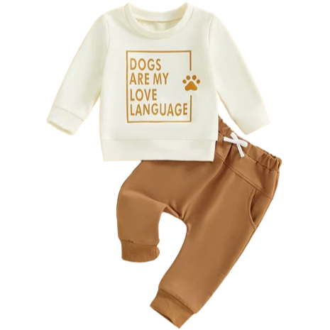 Dogs are my Love Language Jogger Outfit - PREORDER