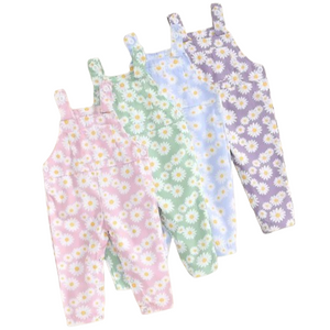 Clara Daisies Pants Overalls (4 Colors) - PREORDER