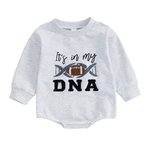 Its in my DNA Football Romper & Pullover - PREORDER