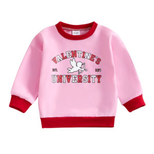 Valentines University Two Tone Pullover - PREORDER