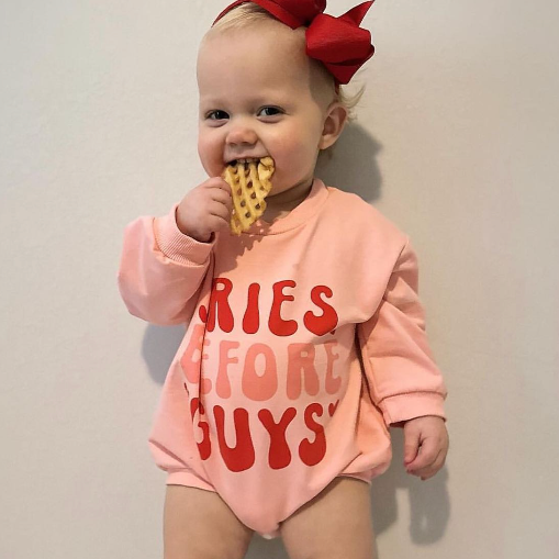 Fries Before Guys Romper & Pullover - PREORDER