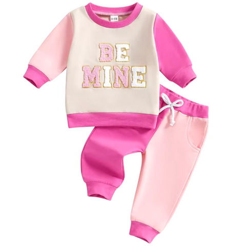 Be Mine Three Tone Jogger Outfit - PREORDER