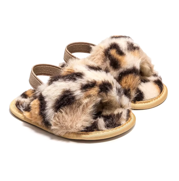 Crossover Fuzzy Slippers (2 Colors) - PREORDER