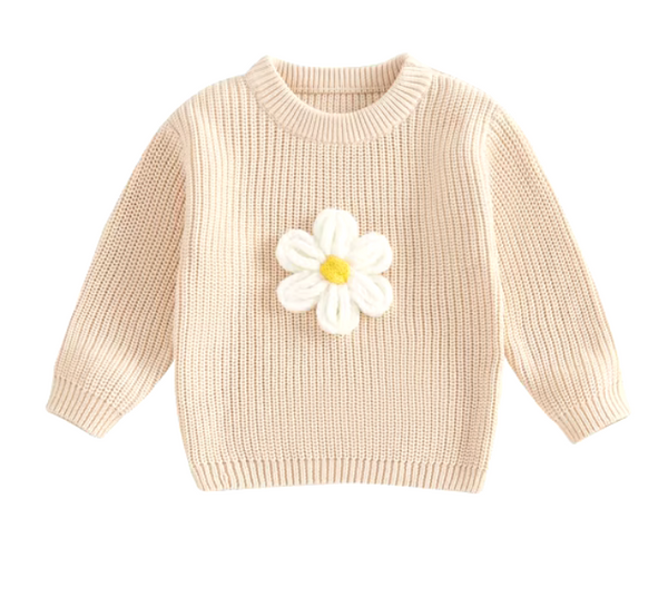 Daisy Knit Sweaters (4 Colors) - PREORDER