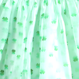 Sheer Clovers Tie Tutu Dress - PREORDER