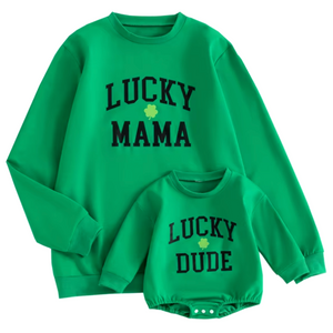 Lucky Mama & Dude Matching Pullovers - PREORDER