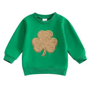 Sequined Clover Pullover - PREORDER