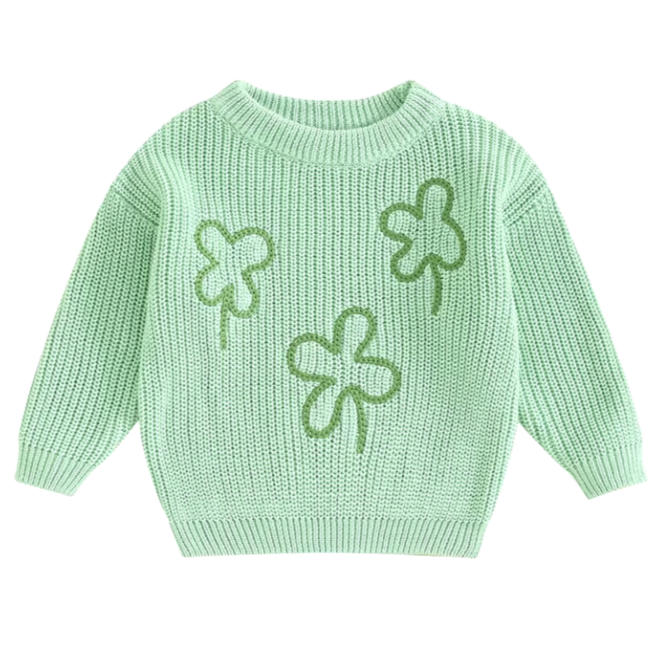 Three Clovers Knit Sweater - PREORDER