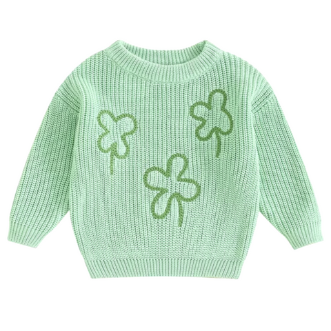 Three Clovers Knit Sweater - PREORDER