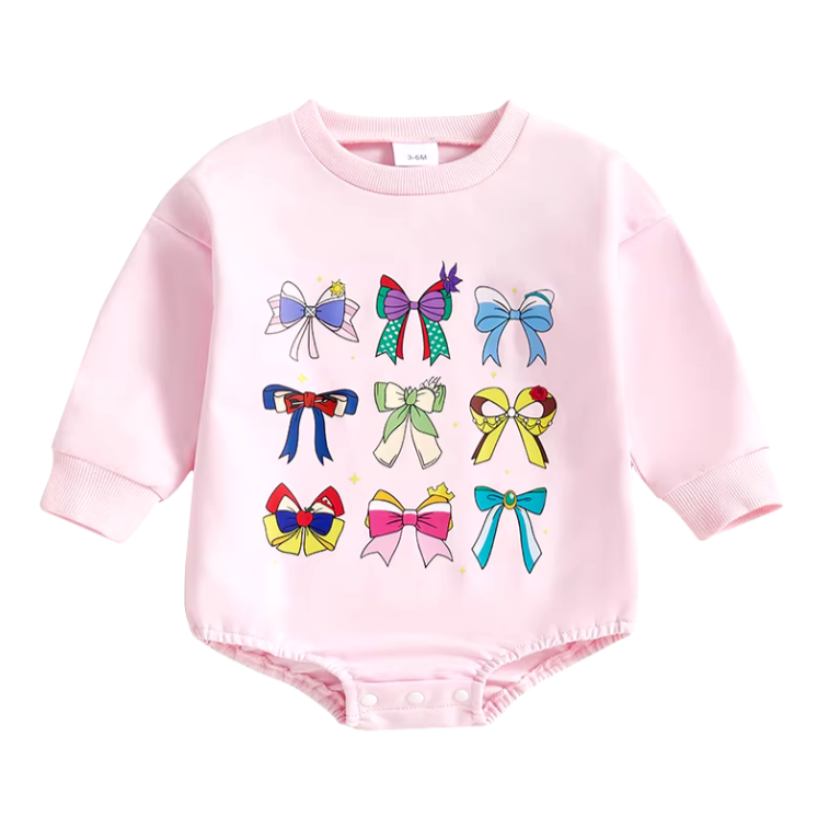 Princess Bows Romper - PREORDER