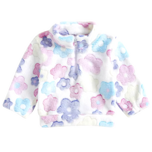 Pastel Daisies Sherpa Pullover - PREORDER