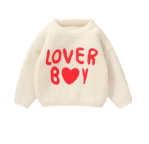 Lover Boy Knit Sweaters (2 Colors) - PREORDER