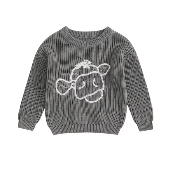 MOOOdy Knit Sweaters (2 Colors) - PREORDER