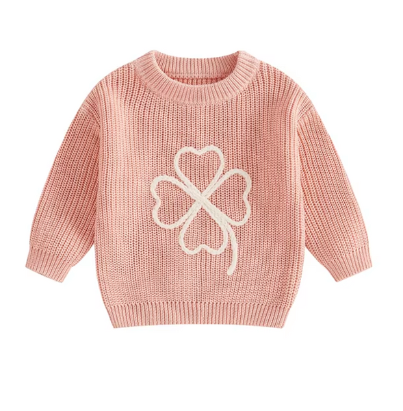 Four Leaf Clover Knit Sweaters (5 Colors) - PREORDER