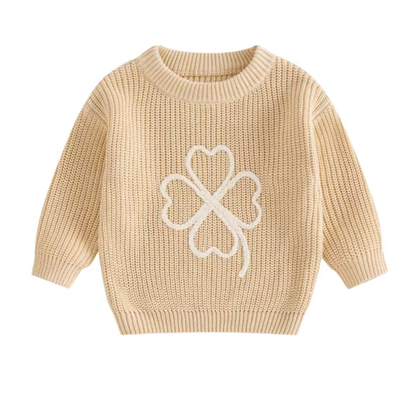 Four Leaf Clover Knit Sweaters (5 Colors) - PREORDER