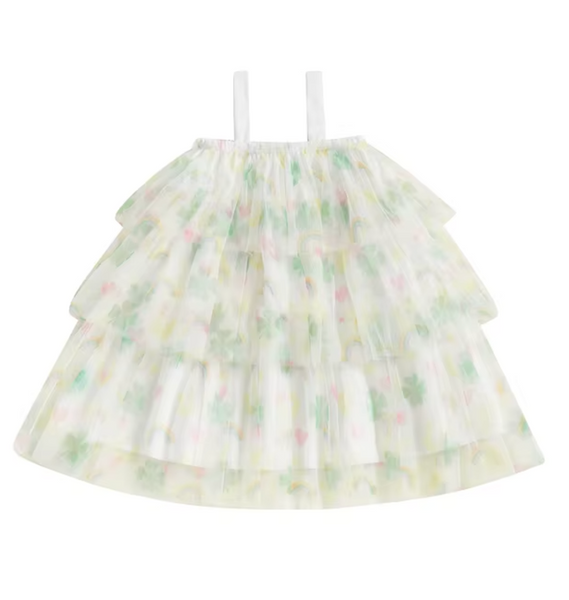 Rainbows, Clovers & Gold Three Layer Tutu Dresses (2 Colors) - PREORDER