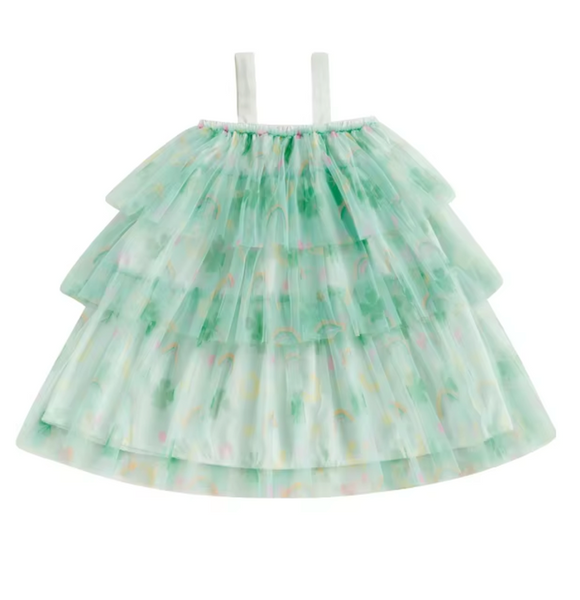 Rainbows, Clovers & Gold Three Layer Tutu Dresses (2 Colors) - PREORDER