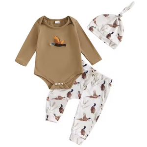 Duck Hunting Jogger Outfit & Hat - PREORDER