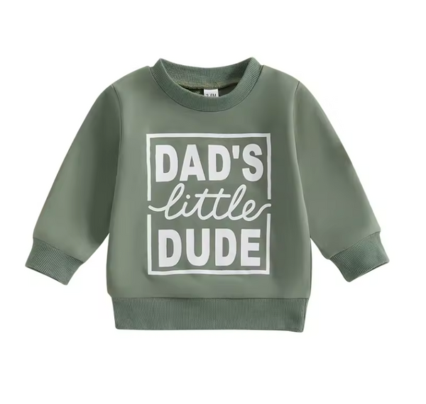 Dads Little Dude Pullovers (5 Colors) - PREORDER