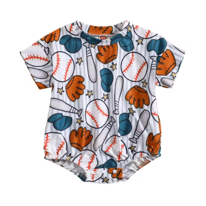 Take me out to the Ballgame Romper - PREORDER