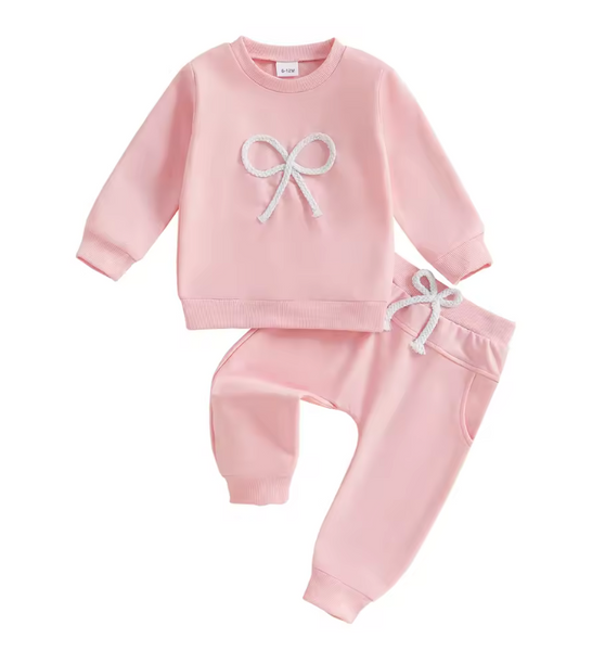 The Perfect Bow Jogger Outfits (3 Colors) - PREORDER