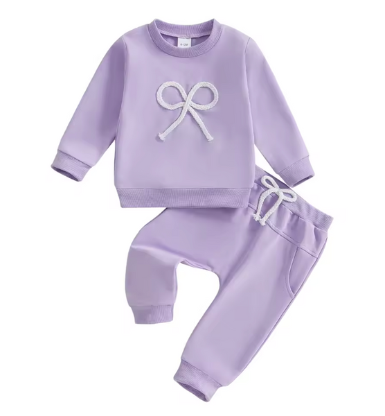 The Perfect Bow Jogger Outfits (3 Colors) - PREORDER