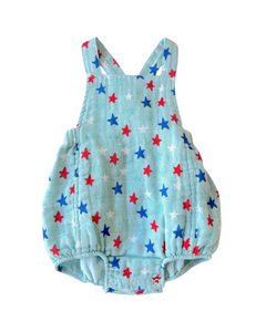 USA Stars Sunsuit Romper | Blue - PREORDER