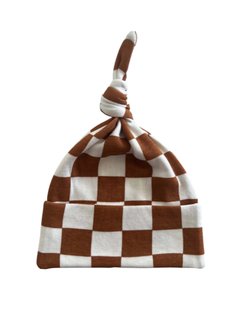 Beanie Hat | Stracciatella Checkerboard - PREORDER