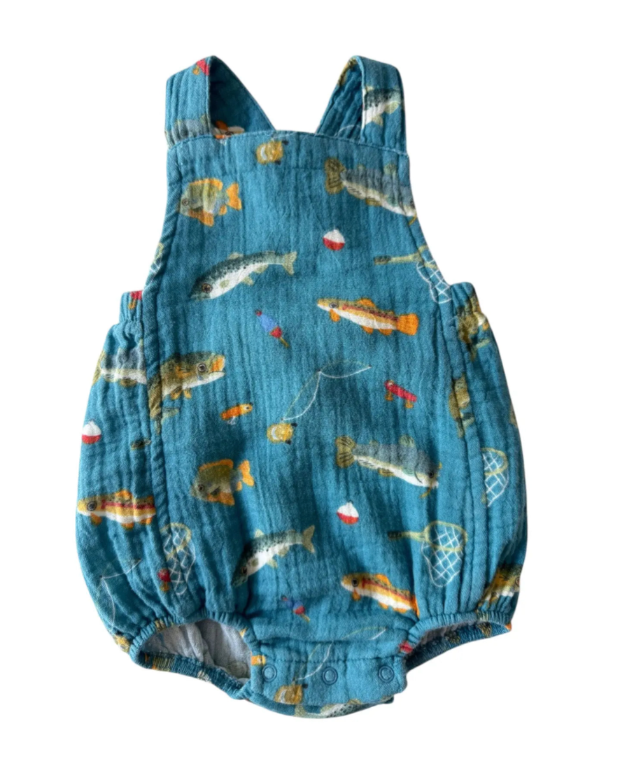 Sunsuit Romper | Gone Fishing - PREORDER