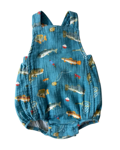 Sunsuit Romper | Gone Fishing - PREORDER