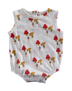 Tank Bubble Romper | Mushroom - PREORDER