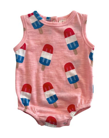 Tank Bubble Romper | Bomb Pops - PREORDER