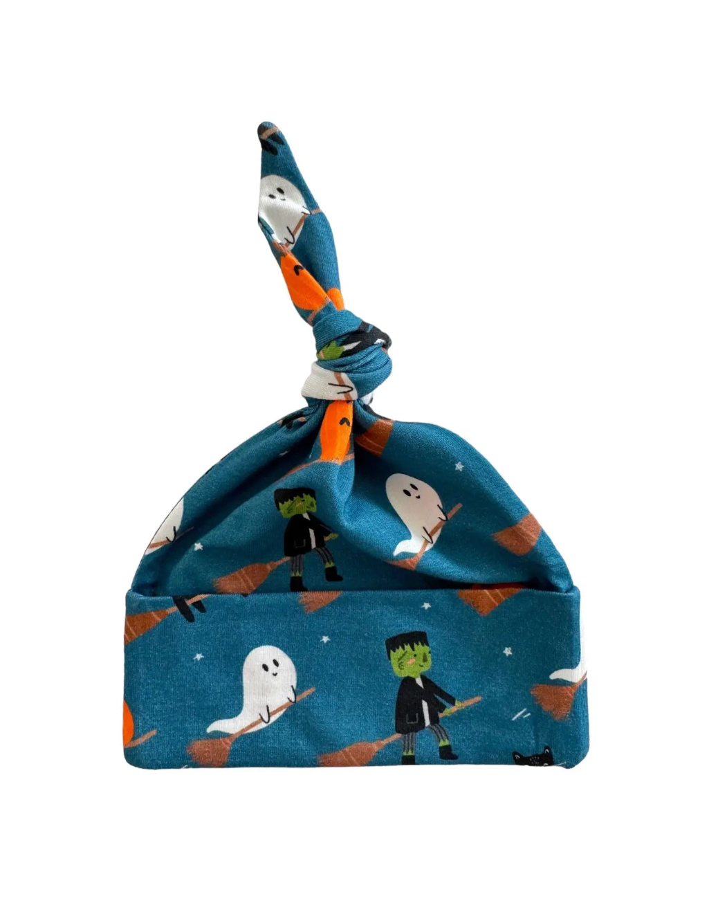 Knot Beanie | Midnight Broomstick Friends - PREORDER