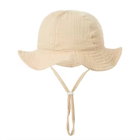 Muslin Bucket Hat | Beige - PREORDER
