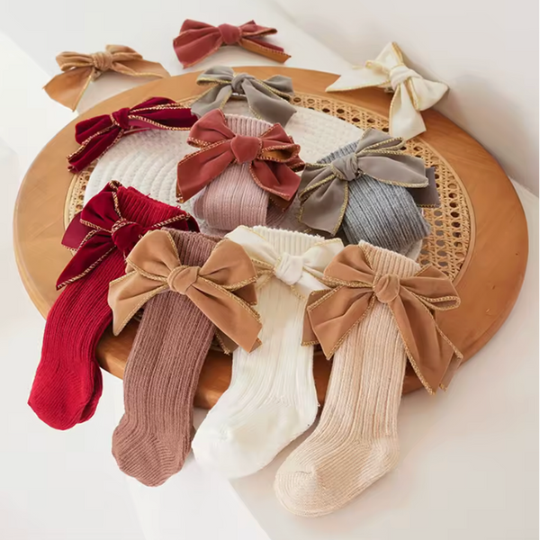 Bow Socks | 6 Colors - PREORDER