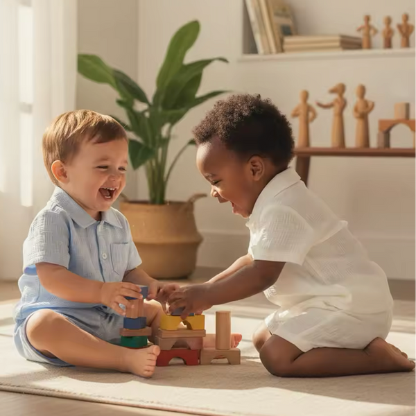 Textured Lines Collar Top & Shorts Set | Blue - PREORDER